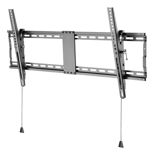 Tiltable wall mount DELTACO OFFICE foldable, 43"-90", 70kg, 200x200-800x400, black / ARM-0205