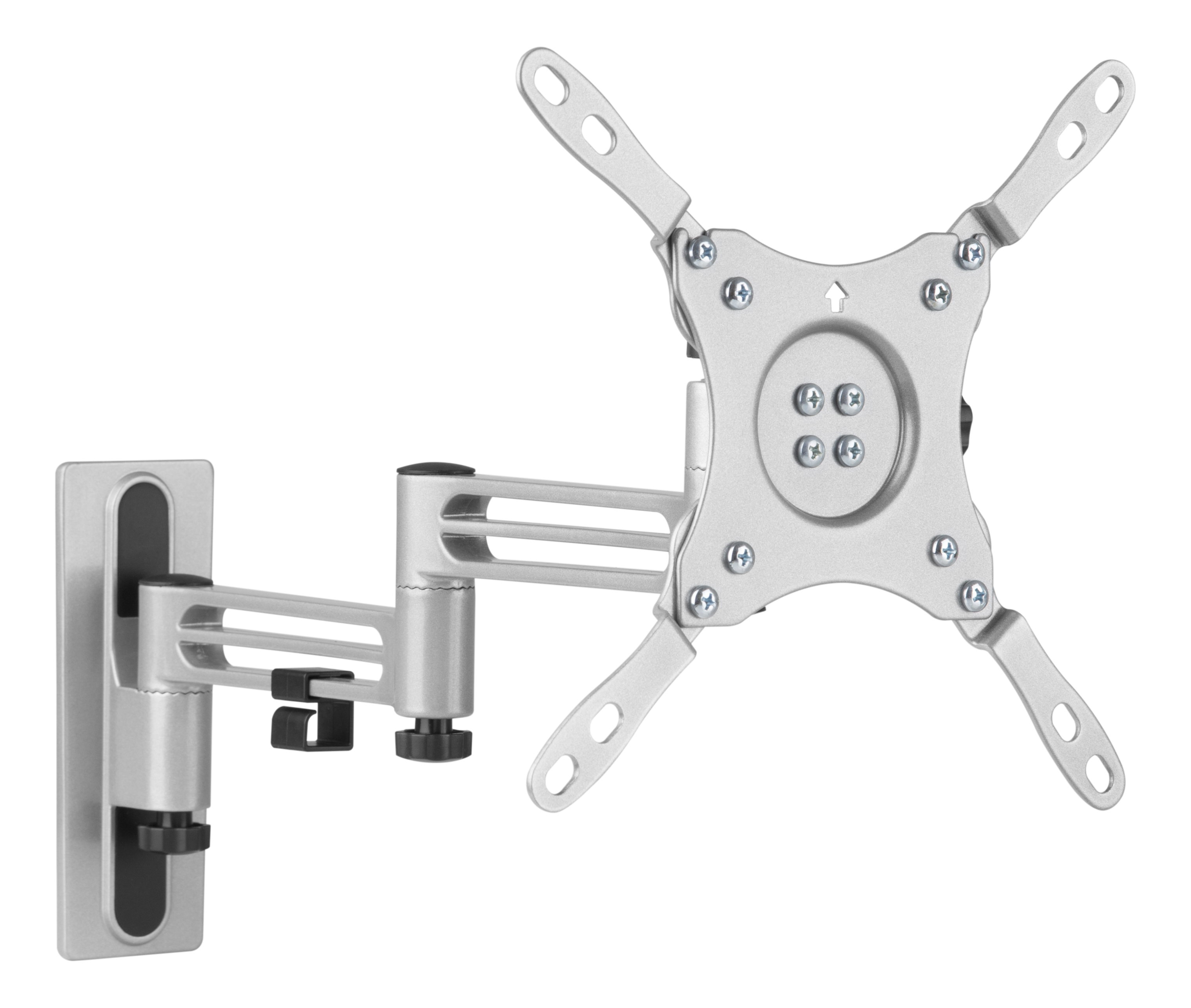 TV/monitor wall mount DELTACO for RVs/motorhomes and trailers, swivel, tilt, lockable, 13 "-43", VESA, 3-joint, black / ARM-0267