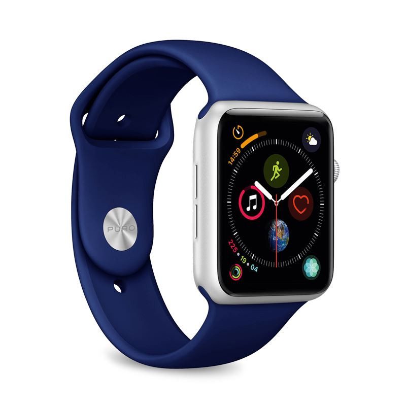 Elastic sport band PURO for Apple Watch, 44mm, blue / AW44ICONDKBLUE