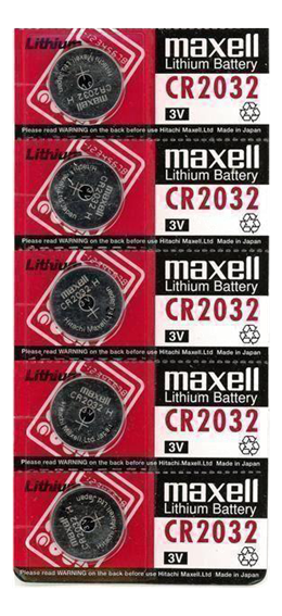 Battery MAXELL lithium, 3V, CR2032, 5-pack (18586300) / BAT-925