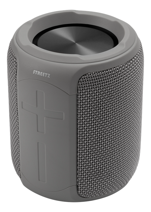 Streetz waterproof BT speaker, TWS, 10 W, IPX7, 3.5 mm, gray  CM766