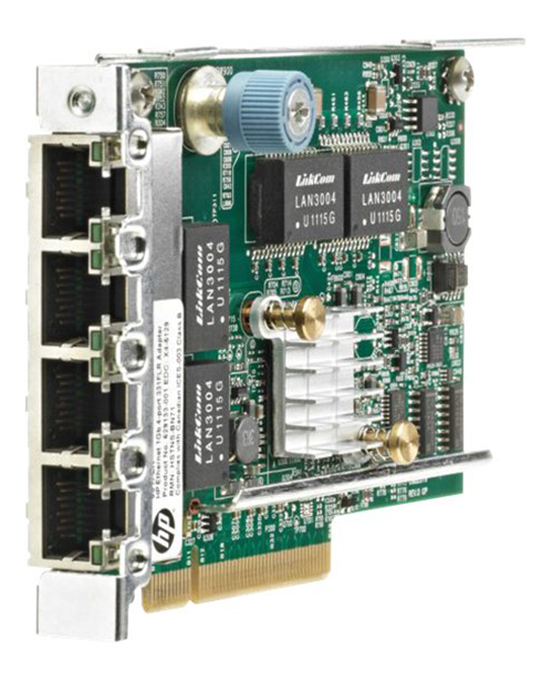 Network adapter HP 331FLR,  PCIe 2.0 x4, GigE, 4 ports,  629135-B21 / DEL3000716
