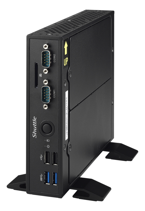 Shuttle XPC slim Barebone DS 77U5, Intel Core i5-7200 2.4GHz, Intel HD 620, HDMI / DP, UHD (3840x2160) in 60Hz, black  PEB-DS77U501 / DS77U5