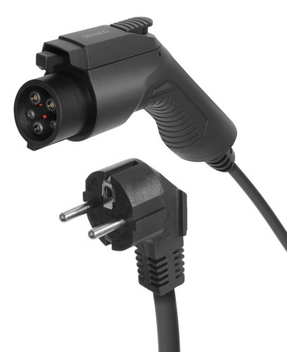 DELTACO e-Charge, cable Mode2, Schuko - type 1, 6A, 1,5+4M / EV-1126