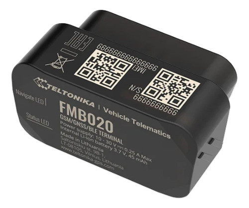 FMB020 GPS tracker car black TELTONIKA / FMB0204MNJ01