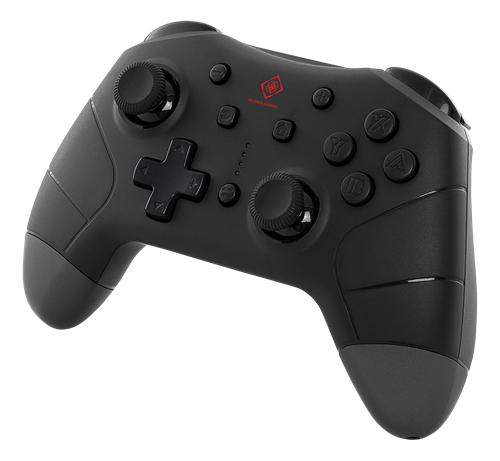 Controller DELTACO GAMING for Nintendo Switch / PC / Android, Bluetooth 2.1, ABS plastic, black / GAM-103