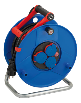 Brennenstuhl Garant IP44, 25m, 3xCEE 7/4 Grounded Outlet, CEE 7/7, Black / Blue 1218580 / GT-790