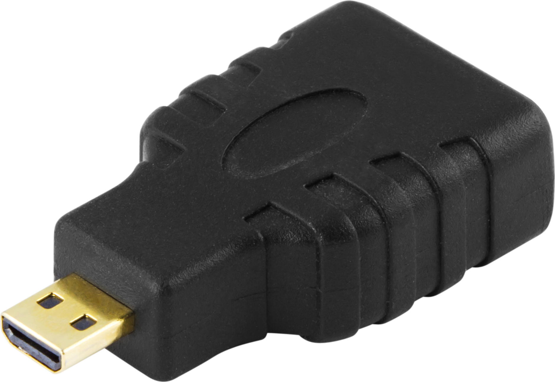Adapter DELTACO HDMI High Speed Micro HDMI ha - HDMI ho / HDMI-24