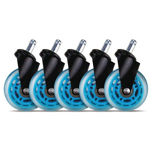 Casters  L33T GAMING for gaming chairs (Blue) Univ., 5 pcs / 160529