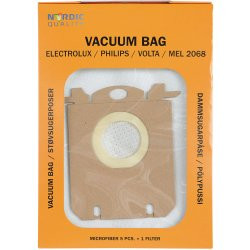 Dust bags Nordic Quality MEL2068 Electrolux 5pcs + 1 filter / 358501