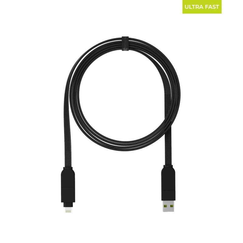 Cable InCharge X Max, 100W, USB-C/Lightni/M.USB,1,5m,black / 6770072