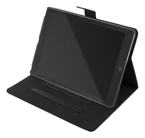 DELTACO case for iPad 10.2 "2020, vegan leather, magnetic locking, support function, black  IPD-2020