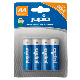 Batteries JUPIO AA / LR6, 1.5V, non-rechargeable (JBA-AA4) / JUPIO10221
