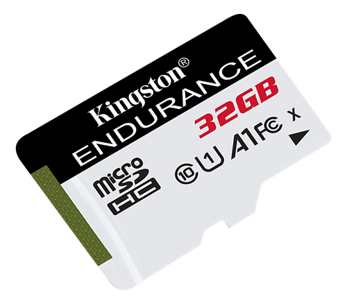 Kingston Endurance microSDHC card, 32GB, UHS-I, Class 10, 95MB / s read, 45MB / s write, black / KING-2813