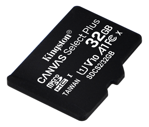 Kingston Canvas Select Plus MicroSDHC, 32GB, Class 10 UHS-I, black / KING-2984