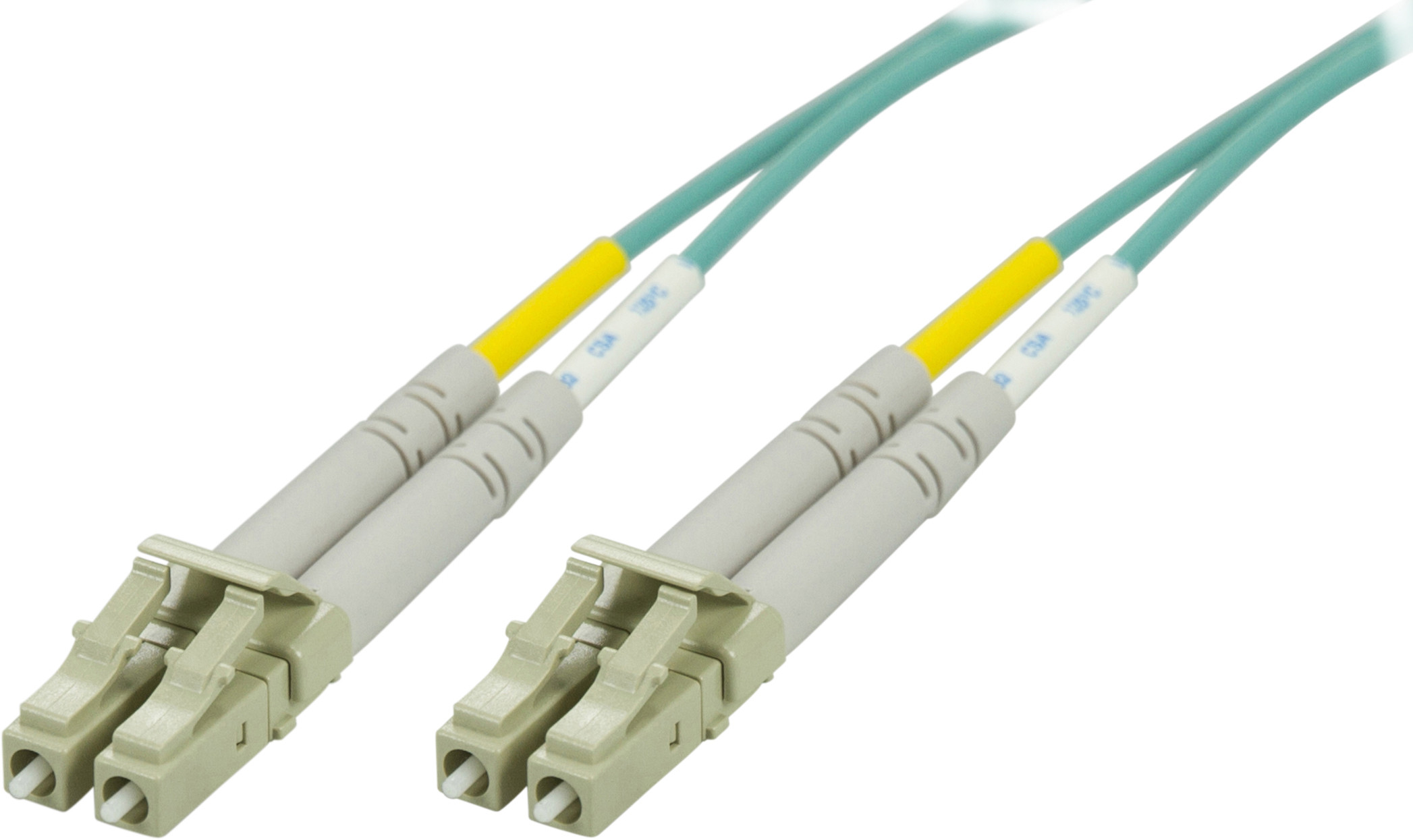 Fiber cable DELTACO LC - LC , 50/125, OM3, duplex, multimode, 1.5m / LCLC-61-5