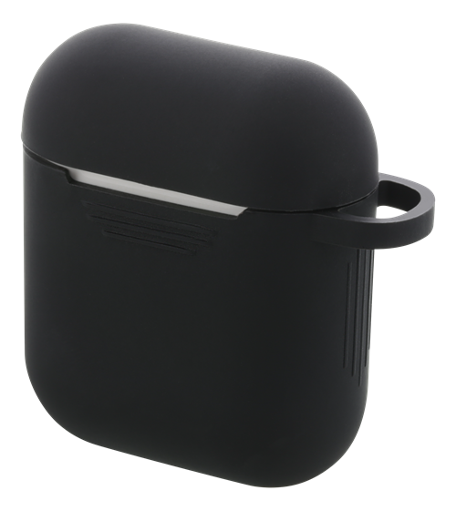 DELTACO AirPods Silicon Case, Black / MCASE-AIRPS001