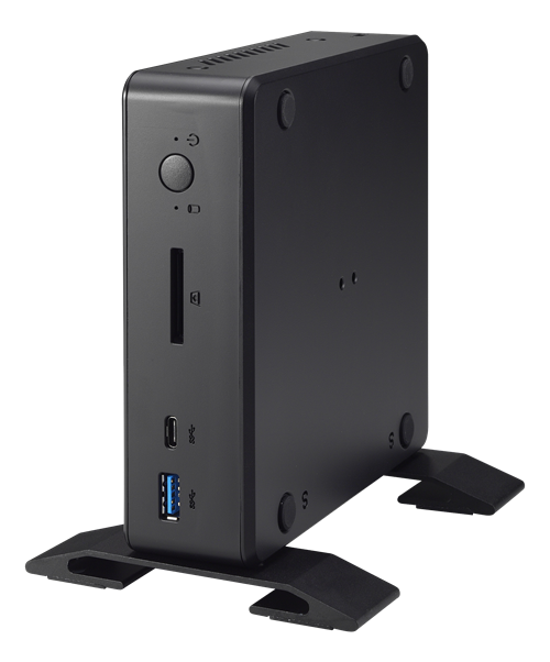 Shuttle NC03U XPC Nano, Intel Celeron 3865U 1.6 GHz Dual core, Intel HD610 Graphics, USB-C, HDMI 1.4, DisplayPort 1.2, black  PFB-NC03U001 / NC03U