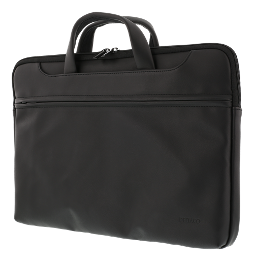 DELTACO notebook case up to 15.6 ", PU leather, black / NV-792