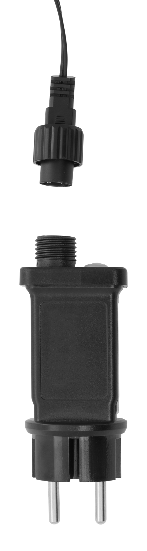 DELTACO SMART HOME WiFi power adapter for light chains, indoor/outdoor IP-44, black  SH-AD01