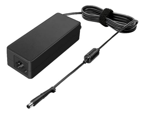 Power adapter DELTACO for HP 418873-001, 463955-001, 90W, 19V/4.74A, black / SMP-105