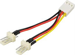 Cable Adapter DELTACO for 3-pin fans / SSI-36