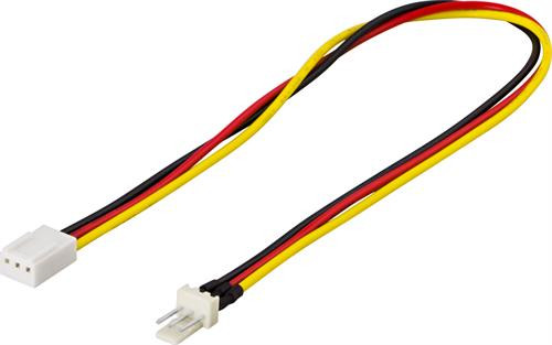 Adapter cable DELTACO 3-pin, 0.3m / SSI-37