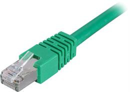 Patch cable DELTACO F / UTP Cat6, LSZH, 1.5m, green / STP-611G