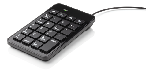 Numeric keyboard DELTACO USB, black / TB-120