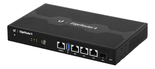 EdgeRouter UBIQUITI 3GEports, 1SFP, 1GB RAM, 3.2mill pps / UBI-ER-4