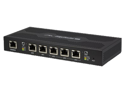 Ubiquiti EdgeRouter, 5 Ports, 1M Pps, PoE, Gigabit Ethernet, Black ERpoe-5 / UBI-ERpoe-5