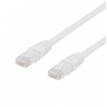 Network cable DELTACO U/UTP Cat6, 0.5m, white / TP-60V-K / R00210001