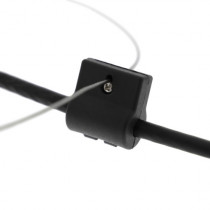 Mounting clips DELTACO for modular adapter rings, 5-pack, black / HDMI-ARACCX5 / 1902498