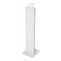 Floor stand DELTACO OFFICE with anti-theft enclosure for iPad 9.7/10.2, white / ARM-0513