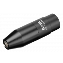 Adapter for Microphone BOYA 35C-XLR Pro, 3.5mm (TRS) Mini-Jack Female to XLR Male, with Integrated Phantom Power Converter, black / BOYA10134