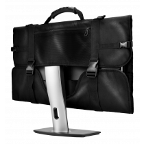 Monitor carrying bag DELTACO GAMING with pockets for accessories size L, for 24"-27" monitors, black / GAM-122