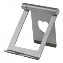 DELTACO Stand For Smartphone and Tablets Non-slip Aluminum, Silver /  ARM-274