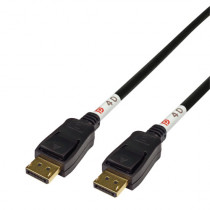 DisplayPort cable DELTACO, DP 2.1, DP40, 1,0m / DP40-1010