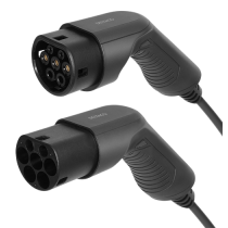 EV-Charging cable DELTACO Type 2 - Type 2, 1 phase, 16A, 3,6KW, 5m / EV-1205