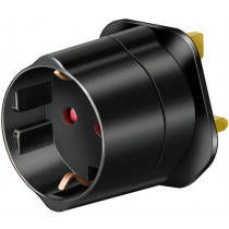 Travel adapter EU-GB Brennenstuhl grounded, black / GT-472