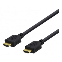 DELTACO High-Speed HDMI cable, 15m, Ethernet, 4K UHD, Without ferrite core, black / HDMI-1080D