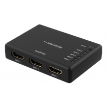 HDMI switch DELTACO 5in-1out, 4k in 60Hz, 7.1 audio, Ultra HD, black / HDMI-7043