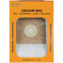 Dust bags Nordic Quality MEL2063 AEG 5pcs + 2 filter / 358507