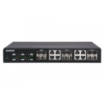 QNAP QSW-1208-8C Switch, 12x RJ45 ports, 12x SFP + sites, 10GbE, 802.3az, black / QSW-1208-8C