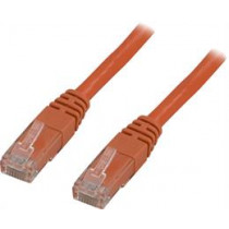 DELTACO U / UTP Cat6 patch cable, 10m, 250MHz, Delta-certified, LSZH, orange TP-610-OR