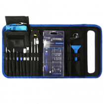Universal Professional Repair Kit, 85 parts, multifunctional, stainless steel DELTACOIMP black / VK-58