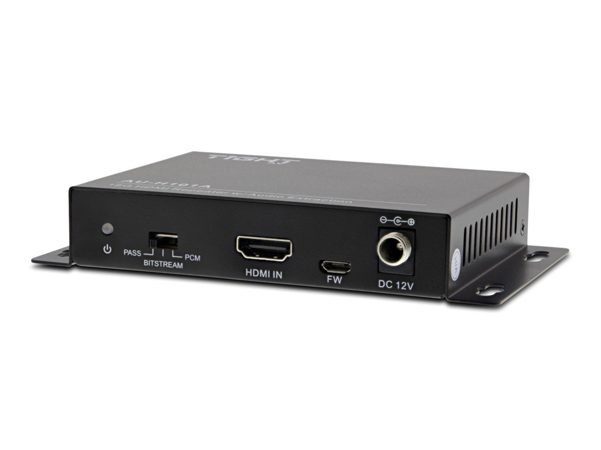 AU-H101A 4K60 Повторитель HDMI 2.0 с деэмбедированием звука