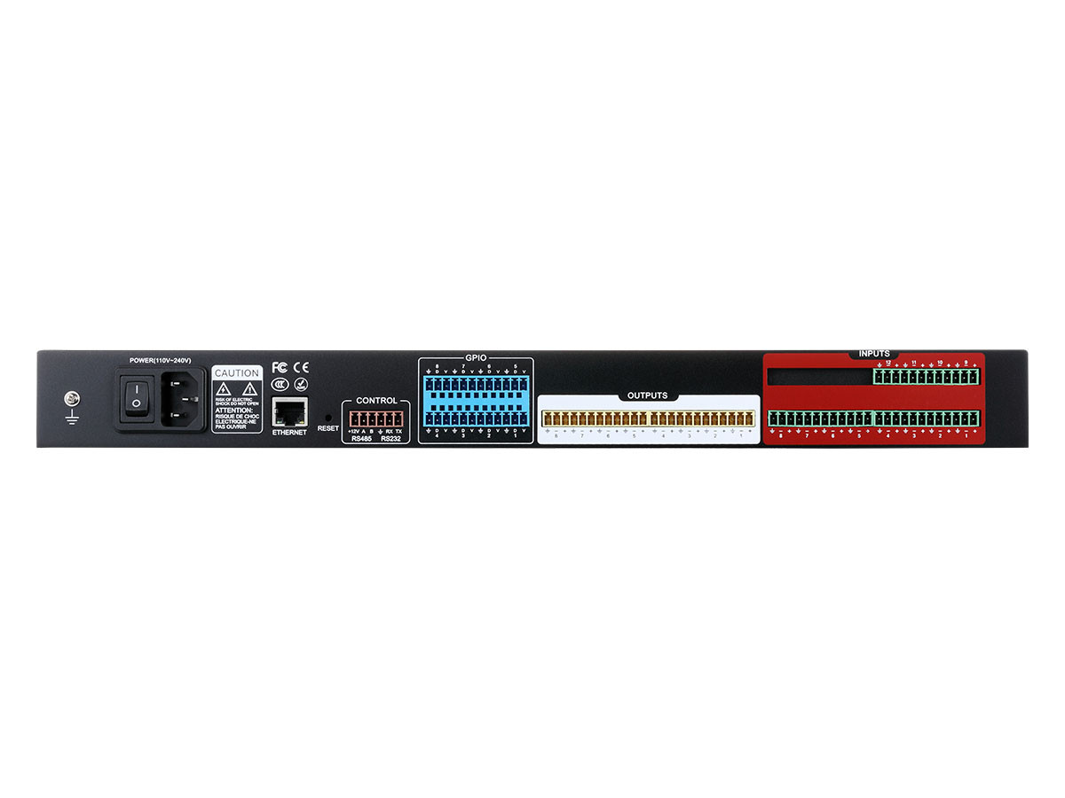 TIGHT AV AUDIO DSP WITH AEC, 12-IN/8-OUT AND 2x2 USB / DSP-AEC-1410