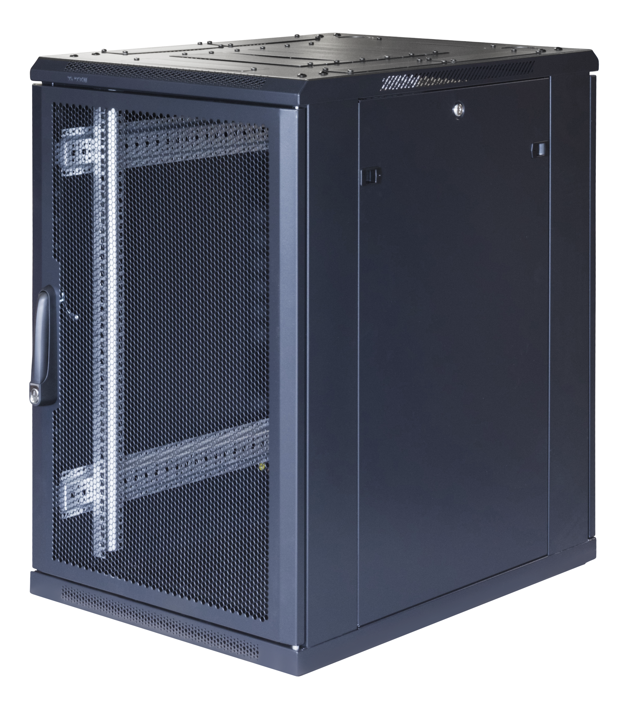 19" cabinet TOTEN, System G, 18U, 600x800, perforated doors, 800kg load, black / G3.6818.9801 / 19-G6818PP