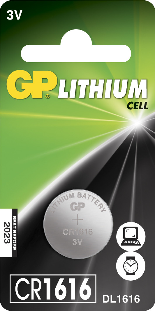 Battery GP Lithium CR 1616-C1 / 2181                                                                                                                          